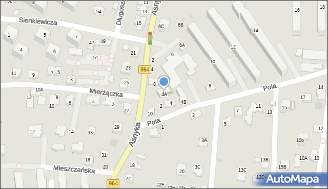 Wieliczka, Pola Wincentego, 4A, mapa Wieliczka