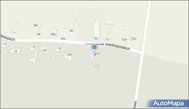 Wieluń, Powstańców Wielkopolskich, 18, mapa Wieluń