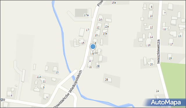 Wilkowyja, Powstańców Wielkopolskich, 6, mapa Wilkowyja