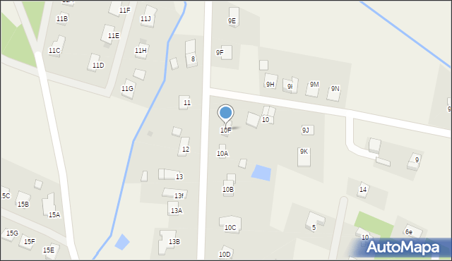 Wioska, Poziomkowa, 10F, mapa Wioska