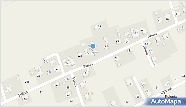 Wisła Wielka, Polna, 20, mapa Wisła Wielka