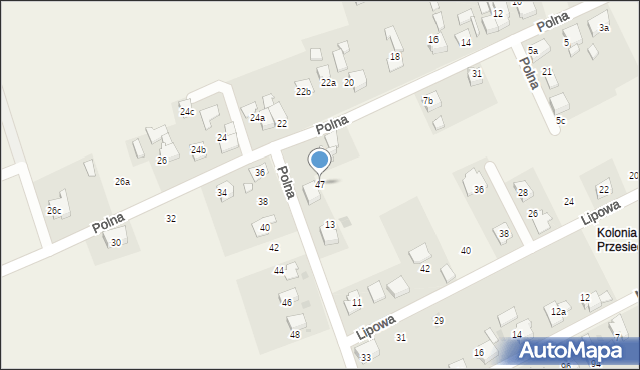 Wisła Wielka, Polna, 47, mapa Wisła Wielka