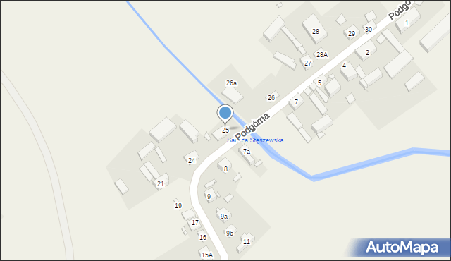 Witobel, Podgórna, 25, mapa Witobel