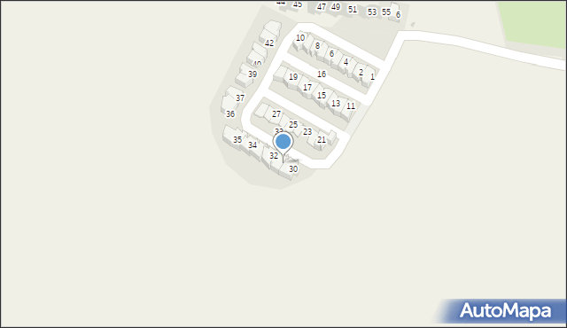 Witoszów Dolny, Południowa, 31, mapa Witoszów Dolny