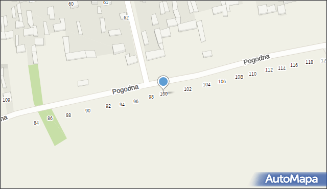 Witowice, Pogodna, 100, mapa Witowice