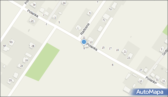 Włodzimierzów, Polanka, 4, mapa Włodzimierzów