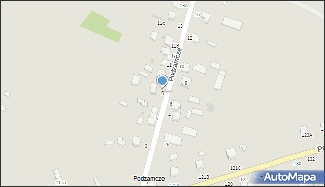 Włoszczowa, Podzamcze, 9, mapa Włoszczowa