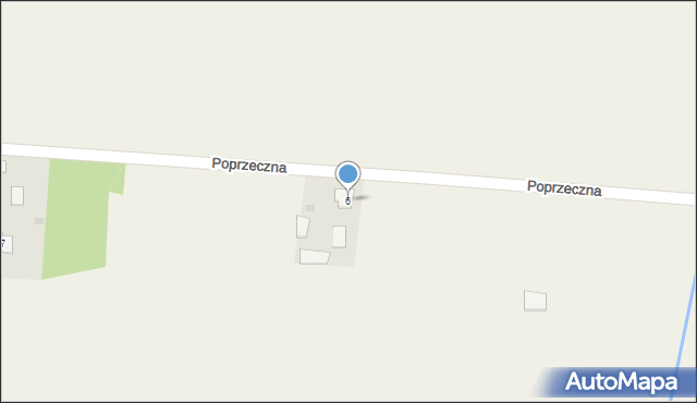 Wohyń, Poprzeczna, 6, mapa Wohyń