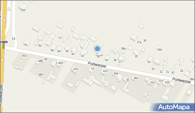 Wojkowice Kościelne, Podskale, 41a, mapa Wojkowice Kościelne