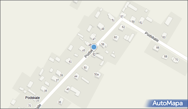 Wojkowice Kościelne, Podskale, 52, mapa Wojkowice Kościelne