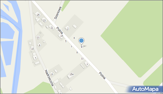 Wojtal, Polna, 4, mapa Wojtal