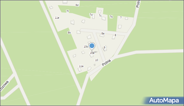 Wólka-Wojciechówek, Polna, 10a, mapa Wólka-Wojciechówek