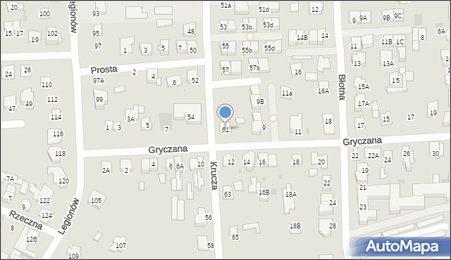 Wołomin, Poniatowskiego, 61, mapa Wołomin