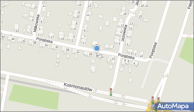 Wrocław, Porębska, 16, mapa Wrocławia