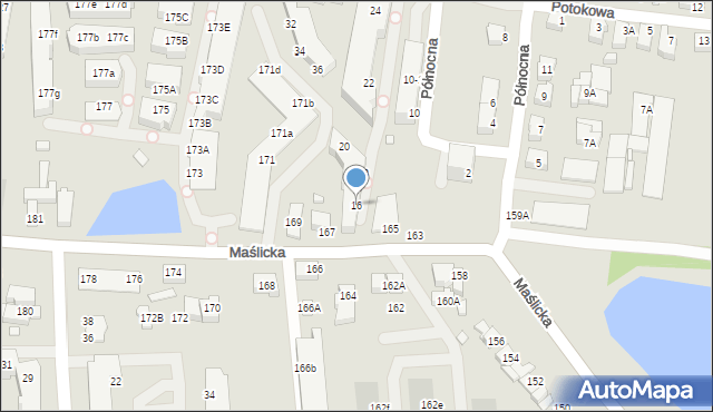 Wrocław, Północna, 16, mapa Wrocławia