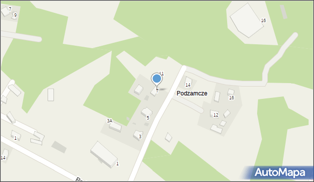 Wygiełzów, Podzamcze, 7, mapa Wygiełzów