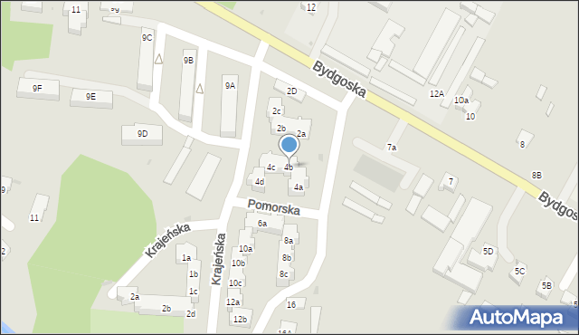 Wyrzysk, Pomorska, 4b, mapa Wyrzysk