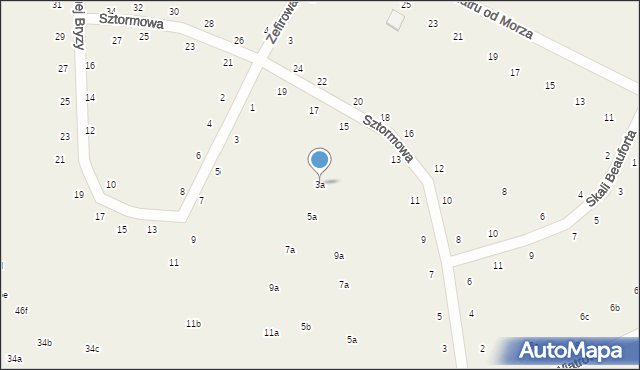 Wytowno, Porannej Bryzy, 3a, mapa Wytowno