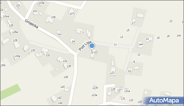 Zaborze, Pod Lipą, 2, mapa Zaborze