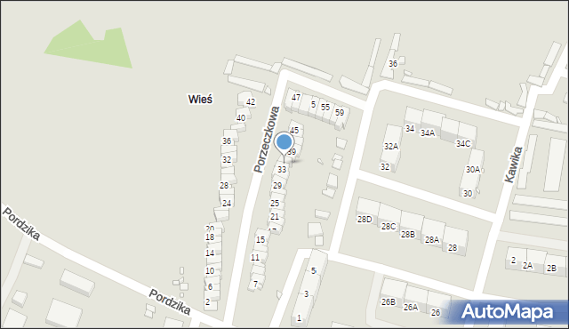 Zabrze, Porzeczkowa, 35, mapa Zabrza