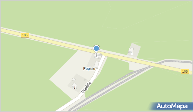 Zaleszczyce, Popiele, 2, mapa Zaleszczyce