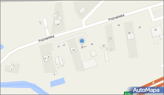 Zamość, Poznańska, 16, mapa Zamościa