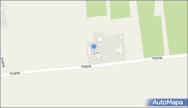 Zawada, Polna, 6, mapa Zawada