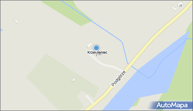 Zawichost, Podgórze, 2, mapa Zawichost