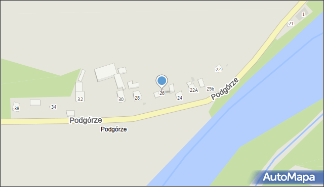 Zawichost, Podgórze, 26, mapa Zawichost