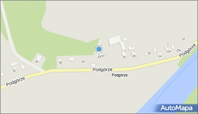 Zawichost, Podgórze, 32, mapa Zawichost