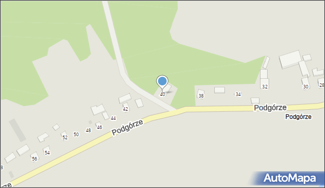 Zawichost, Podgórze, 40, mapa Zawichost