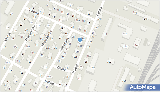 Zawiercie, Polska, 13c, mapa Zawiercie