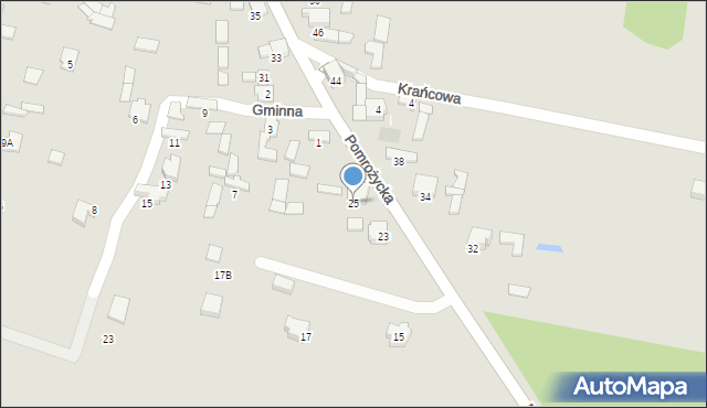 Zawiercie, Pomrożycka, 25, mapa Zawiercie