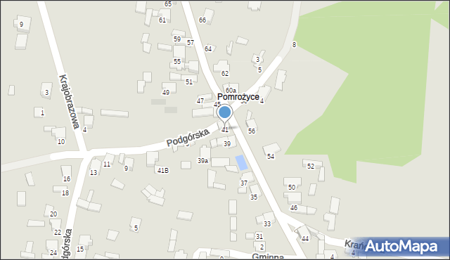 Zawiercie, Pomrożycka, 41, mapa Zawiercie