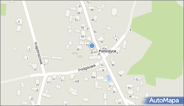 Zawiercie, Pomrożycka, 47, mapa Zawiercie