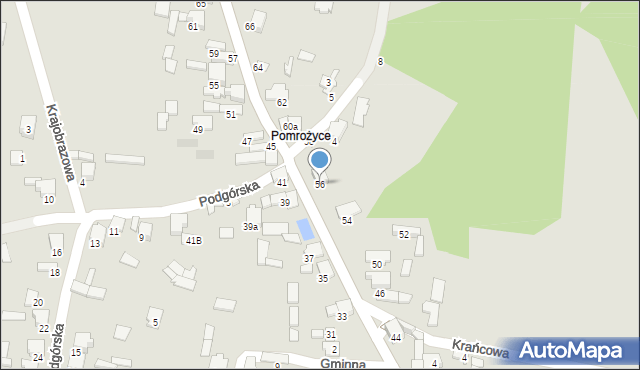 Zawiercie, Pomrożycka, 56, mapa Zawiercie