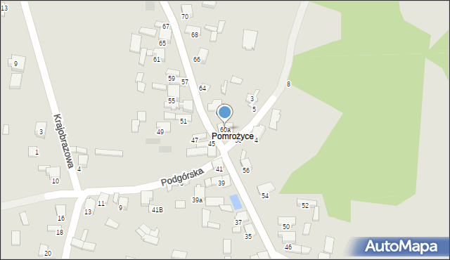 Zawiercie, Pomrożycka, 60a, mapa Zawiercie