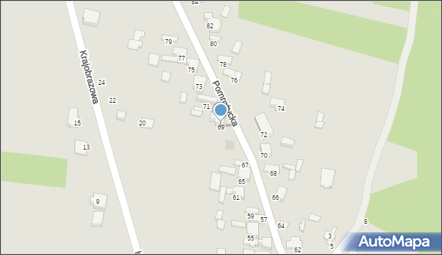 Zawiercie, Pomrożycka, 69, mapa Zawiercie