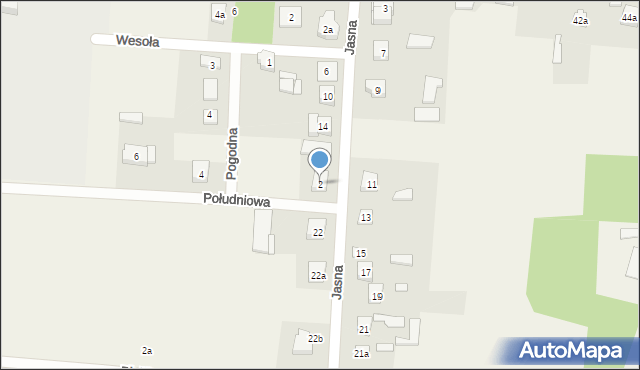 Zbuczyn, Południowa, 2, mapa Zbuczyn