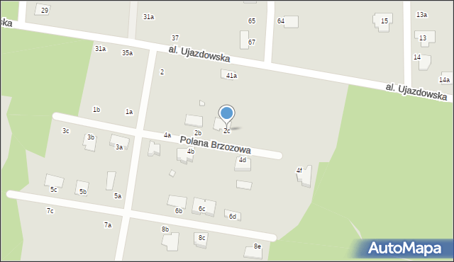 Zgorzelec, Polana Brzozowa, 2c, mapa Zgorzelec