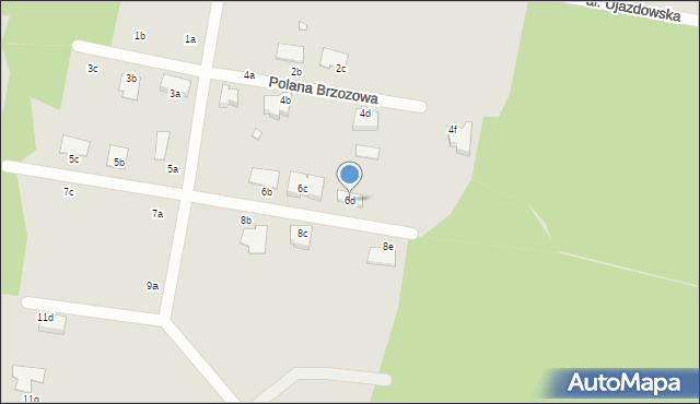 Zgorzelec, Polana Brzozowa, 6d, mapa Zgorzelec