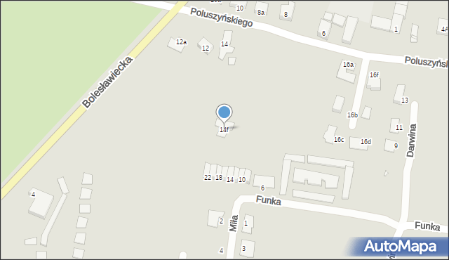 Zgorzelec, Poluszyńskiego, 14f, mapa Zgorzelec