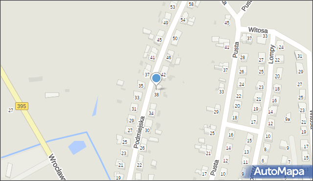 Ziębice, Podmiejska, 40, mapa Ziębice