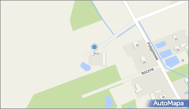 Zielkowice, Poligonowa, 27, mapa Zielkowice
