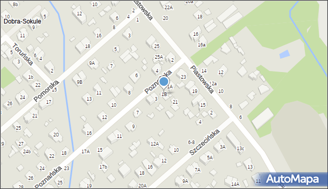 Żyrardów, Poznańska, 1B, mapa Żyrardów