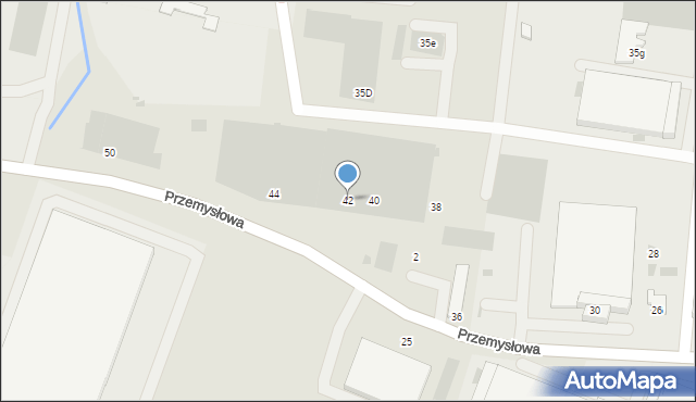 Andrychów, Przemysłowa, 42, mapa Andrychów