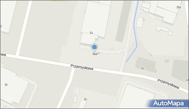 Andrychów, Przemysłowa, 54a, mapa Andrychów