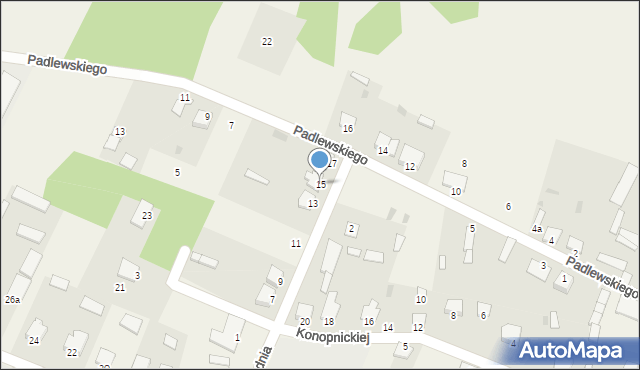 Baranowo, Przechodnia, 15, mapa Baranowo