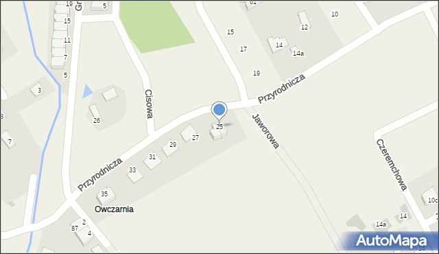 Bartąg, Przyrodnicza, 25, mapa Bartąg