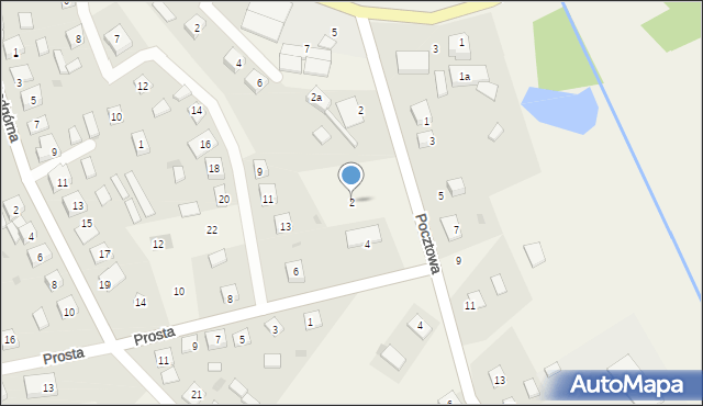 Bartniczka, Prosta, 2, mapa Bartniczka